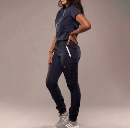 Women's Sporty Jogger Scrub Set