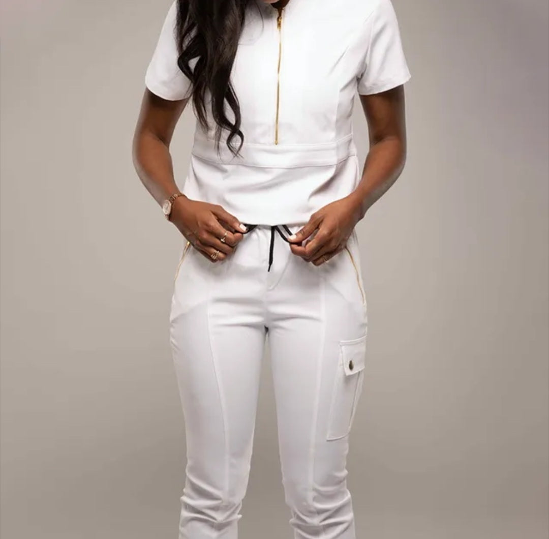 Women's Sporty Jogger Scrub Set