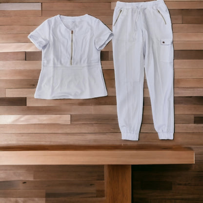 Women's Sporty Jogger Scrub Set
